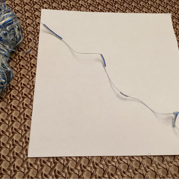 Ice Multi-Blue Loop Ribbon Yarn Pack - Picture 4 of 4